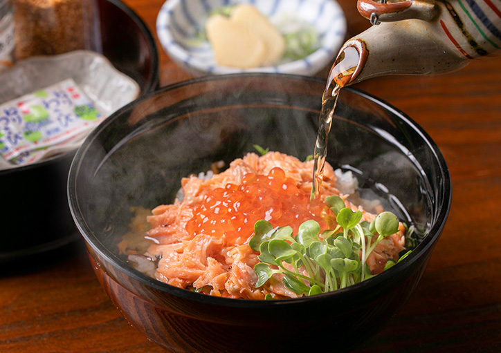親子だし茶漬け